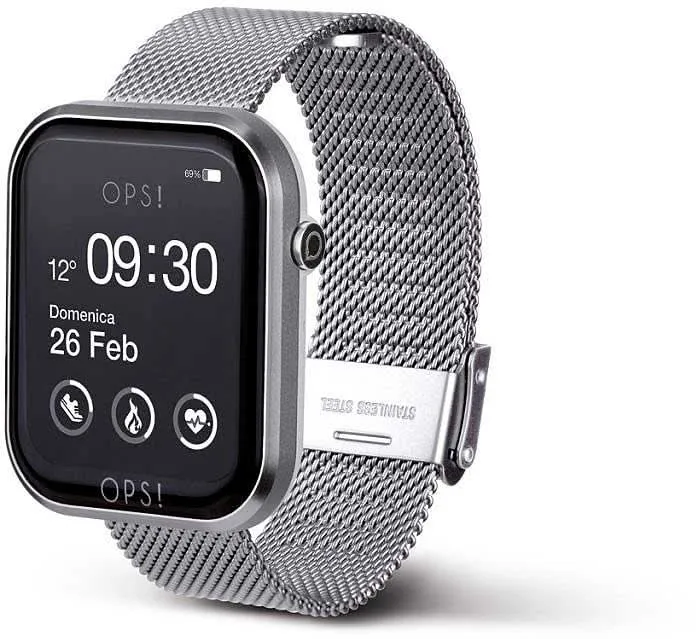 OPS! Smart Active OPSSW-15 Unisex-Smartwatch • Pop-Spirit • Fitness