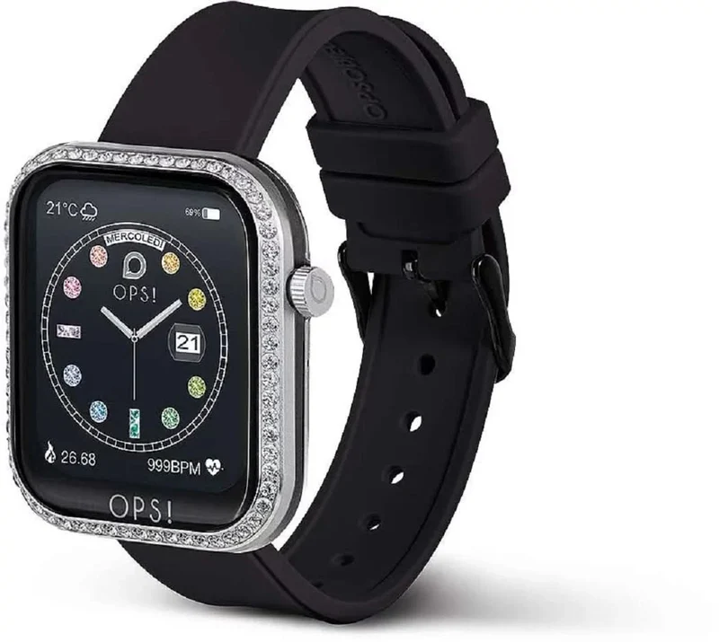 OPS! SMART ACTIVE OPSSW-40 Unisex-Smartwatch • Italienisches Design • Fitness-Funktionen