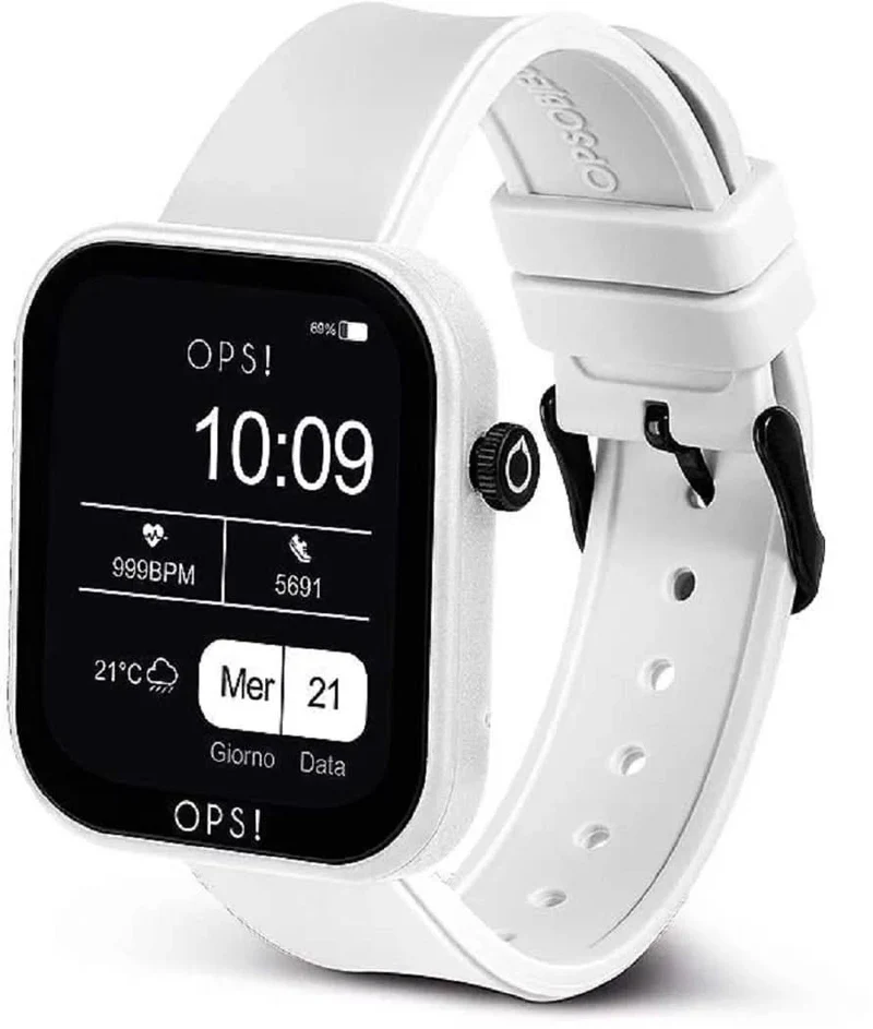 OPS! SMART OPSSW-26 Unisex-Smartwatch • Italienisches Design • Fitness-Tracking