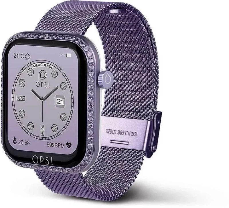 OPS! SMART Call OPSSW-42 Unisex-Smartwatch • Pop-Design