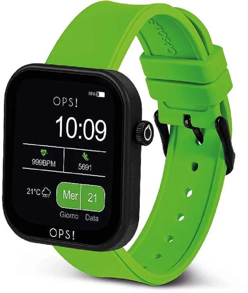 OPS! SMART Active Call OPSSW-33 Unisex-Smartwatch • Pop-Spirit • Call- & Fitnessfunktionen