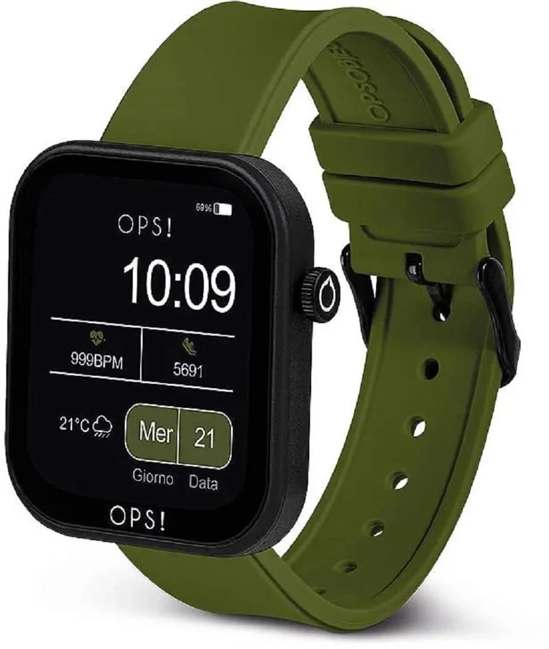 OPS! SMART Active Call OPSSW-36 Unisex-Smartwatch • Anruffunktion • Italienisches Design