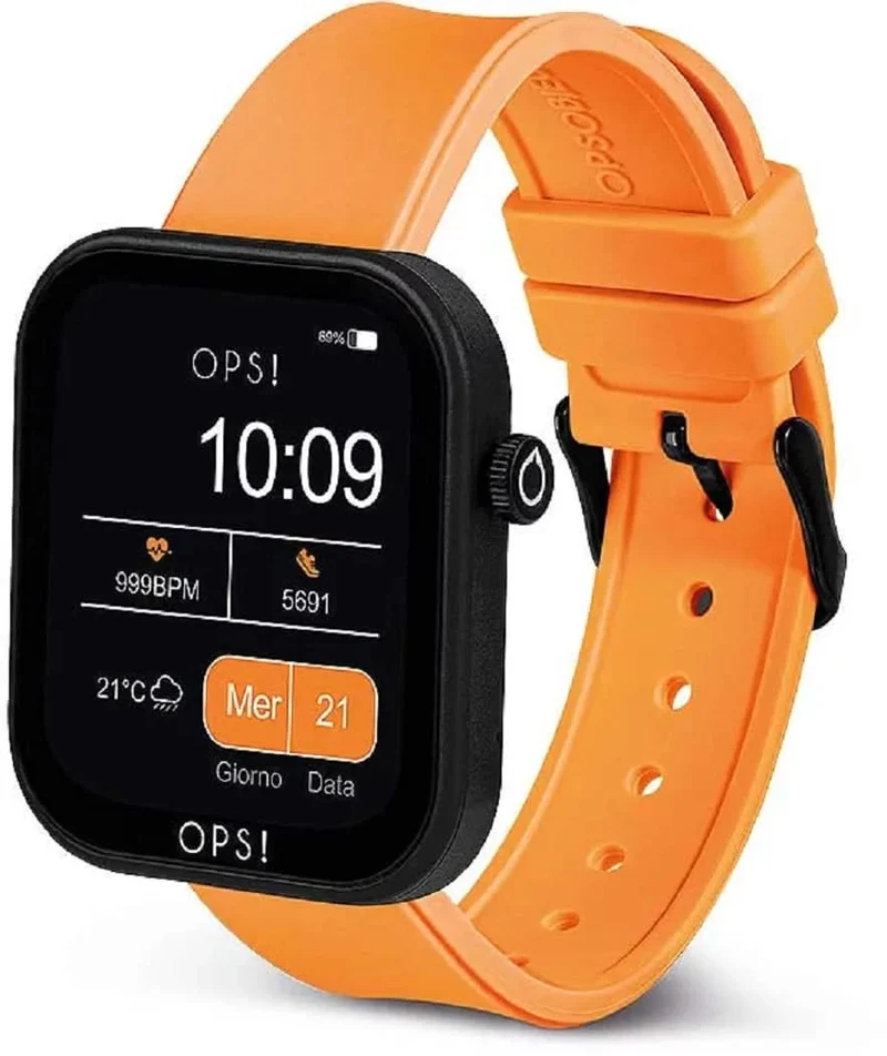 OPS! SMART ACTIVE CALL OPSSW-34 Unisex-Smartwatch • Pop-Spirit • Call- & Fitnessfunktionen
