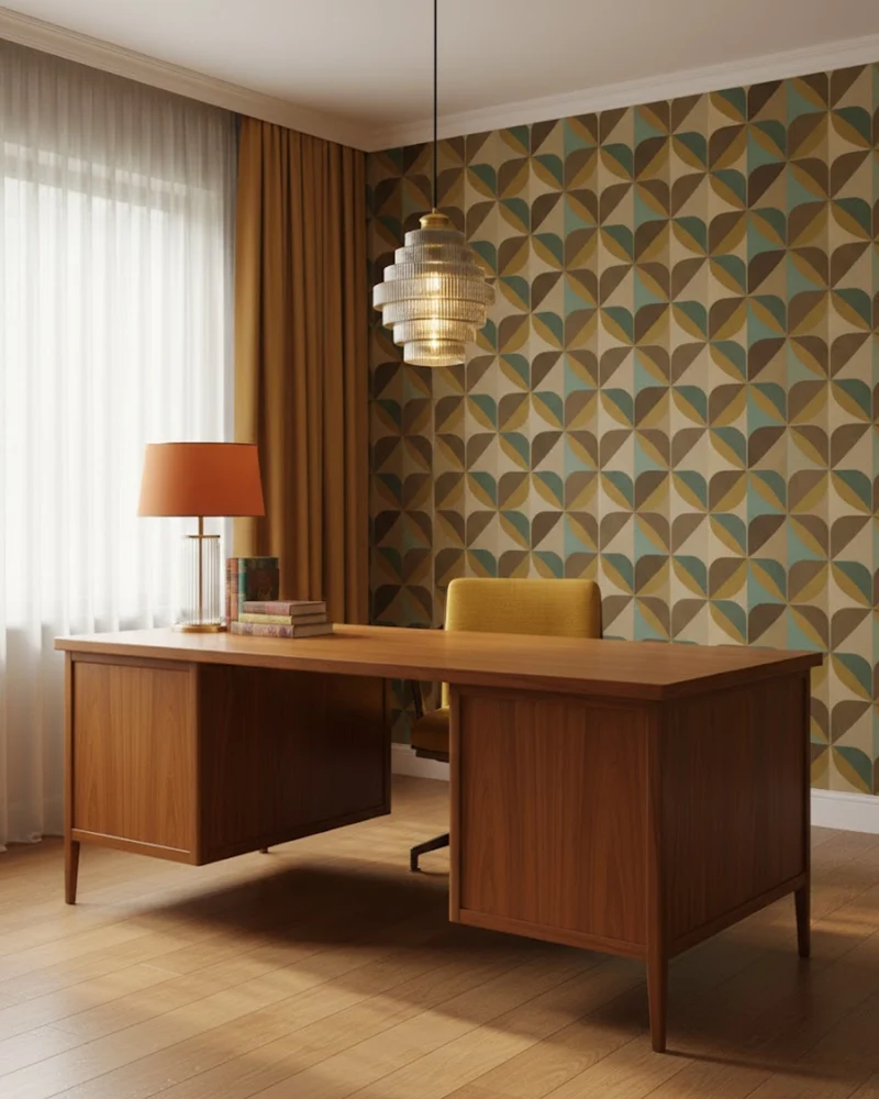 Moderne trapsgewijze glazen hanglamp met gouden detail voor eetkamer en woonkamer – luxe design verlichting | Sansoti