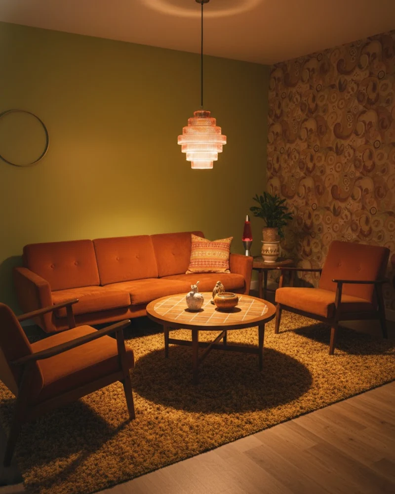 Moderne trapsgewijze glazen hanglamp met gouden detail voor eetkamer en woonkamer – luxe design verlichting | Sansoti