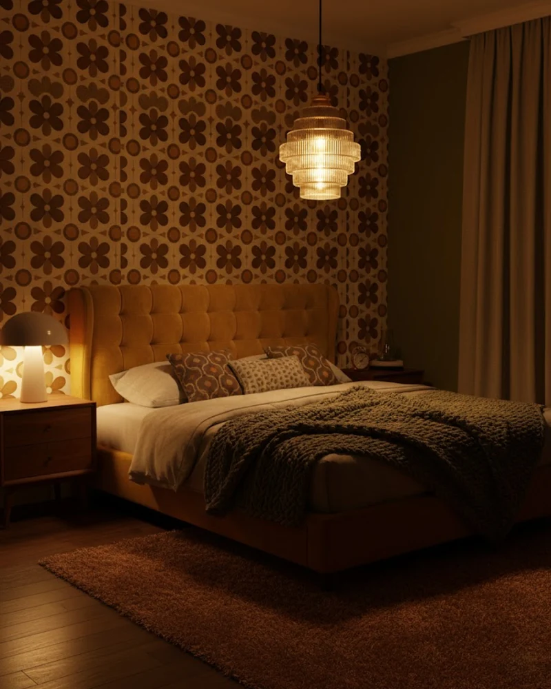 Moderne trapsgewijze glazen hanglamp met gouden detail voor eetkamer en woonkamer – luxe design verlichting | Sansoti