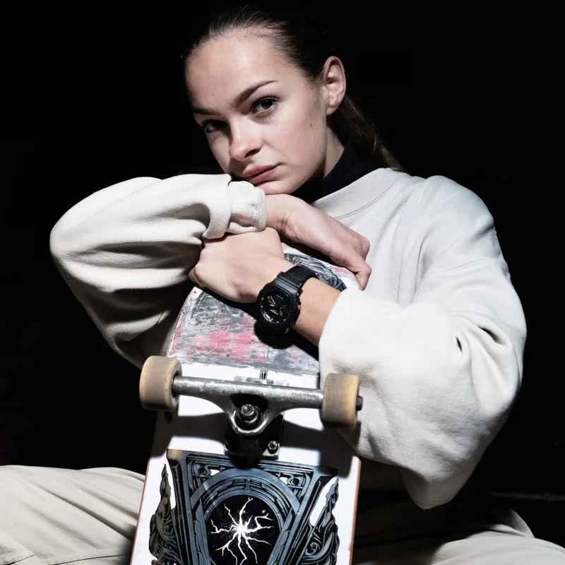 Casio G-Shock GA-2100BCE-1AER Herrenuhr • Carbon Core Guard • Cordura-Band