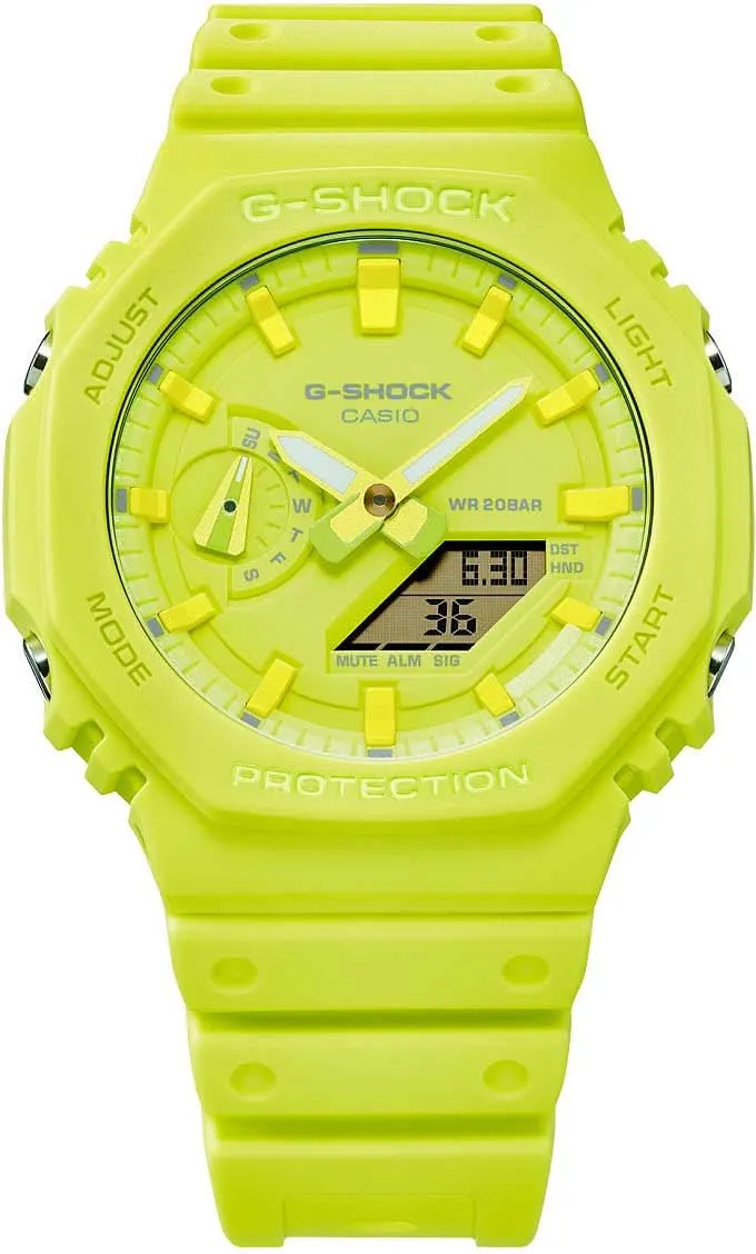 Casio G-Shock GA-2100-9A9ER Herrenuhr • Carbon • Octagon