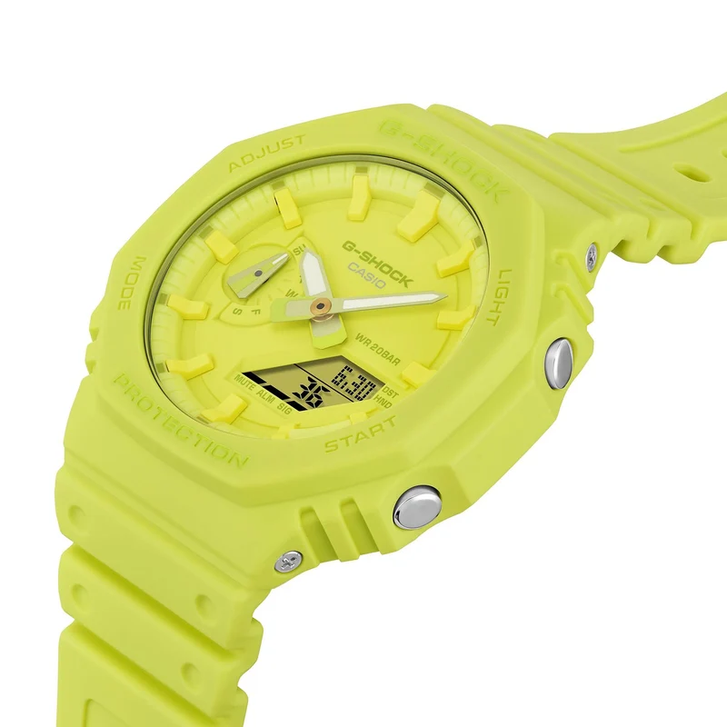 Casio G-Shock GA-2100-9A9ER Herrenuhr • Carbon • Octagon