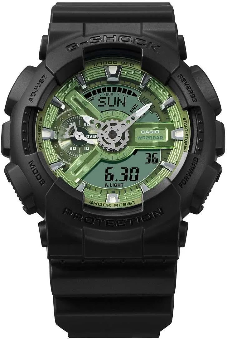 Casio G-Shock GA-110CD-1A3ER Herrenuhr • Extreme Stoßfestigkeit • Weltzeitfunktion