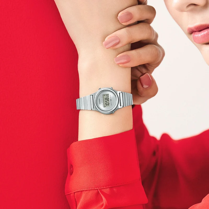 Casio Vintage LA700WE-7AEF Damenuhr • Kultiges Retro-Design • Kompakte Bauweise