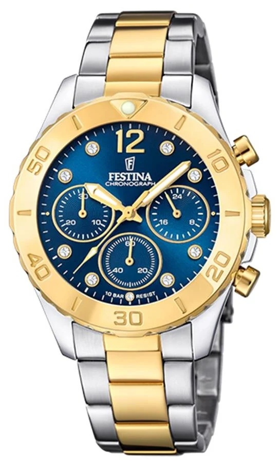 Festina Boyfriend F20604/3 Damenuhr • Sportlich • Edelstahl