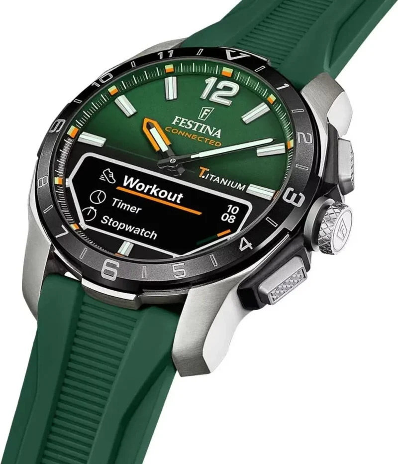 Festina Connected D F23000/2 Herrenuhr • Robustes Titan • Saphirglas