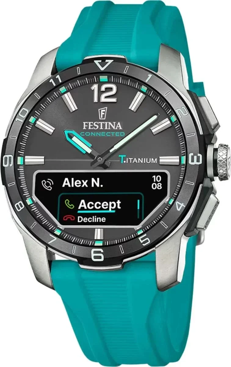 Festina Connected D F23000/5 Herrenuhr • Hybrid • Titan