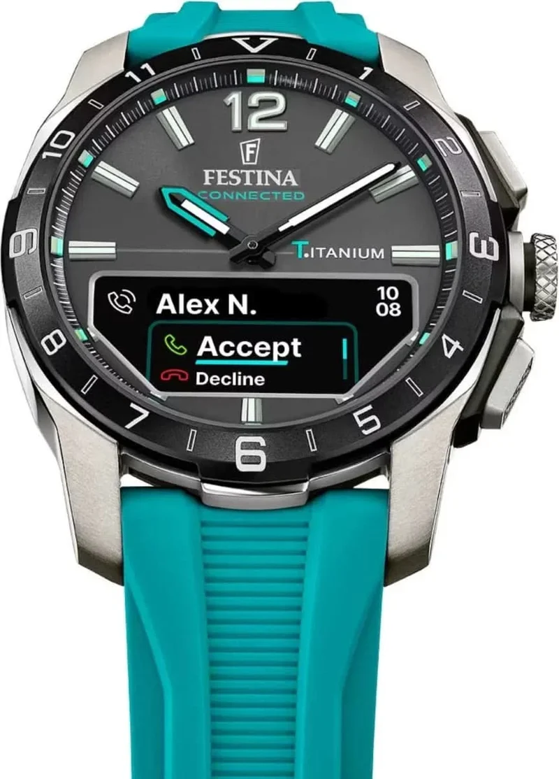 Festina Connected D F23000/5 Herrenuhr • Hybrid • Titan