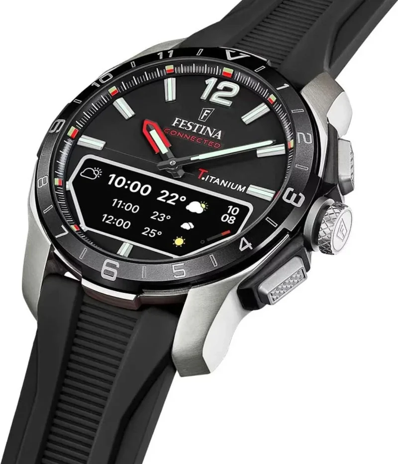 Festina Connected D F23000/4 Herrenuhr • Titanium-Gehäuse • Saphirglas