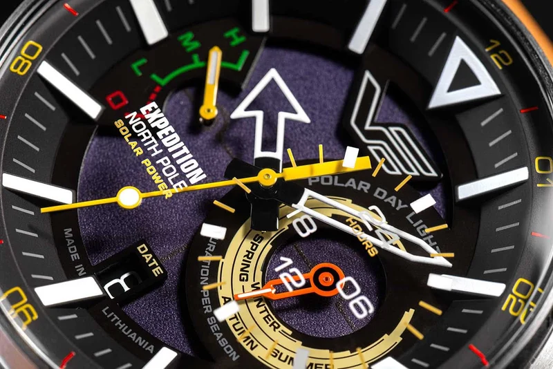 Vostok Europe Expedition North Pole VS57-595A735B Herrenuhr • Solar-Antrieb • 20 ATM