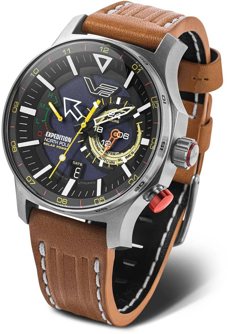 Vostok Europe Expedition North Pole VS57-595A735 Herrenuhr • Solar-Antrieb • K1 Sicherheitsglas