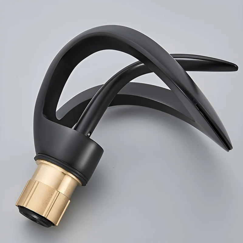 Wastafelkraan Design Waterval Mengkraan Messing Modern | Sansoti
