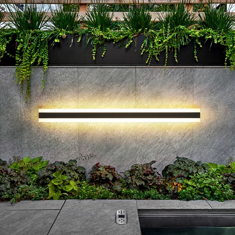 Weerbestendige LED Wandlamp IP65 Waterdicht Zwart IJzer voor Buiten Tuin Terras Gevel Buitenverlichting | Sansoti