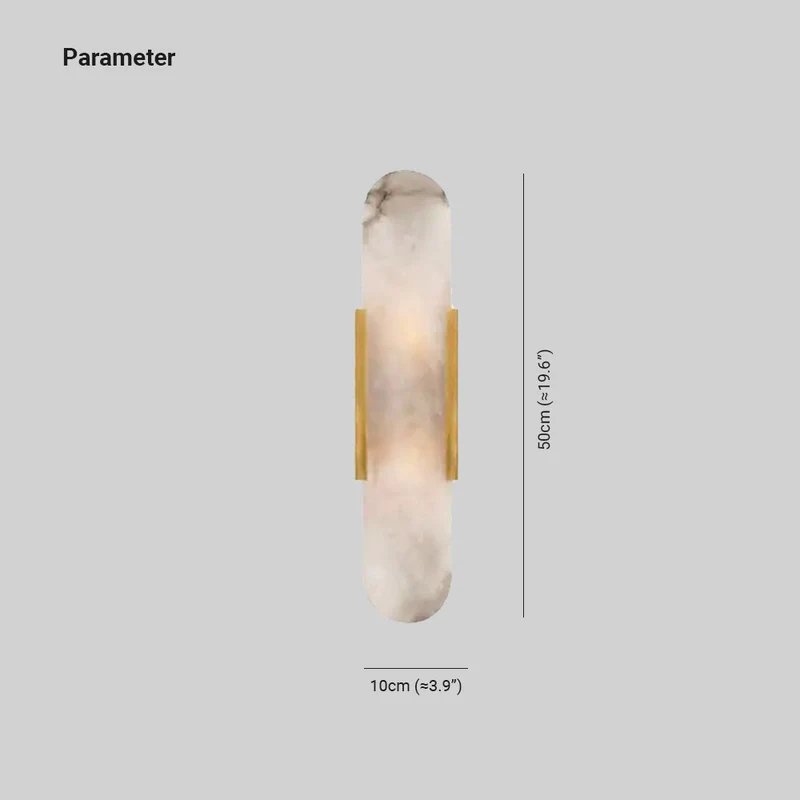 LED Wandlamp Metaal Dolomiet Kristal Slaapkamer Eetkamer Modern Leeslamp Zwart Goud Elegant Design Sfeerverlichting | Sansoti