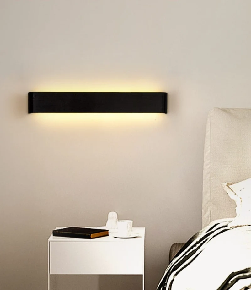 LED Wandlamp Up & Down Verlichting Aluminium Acryl Sfeerlamp voor Woonkamer Slaapkamer Gang Modern Interieur | Sansoti