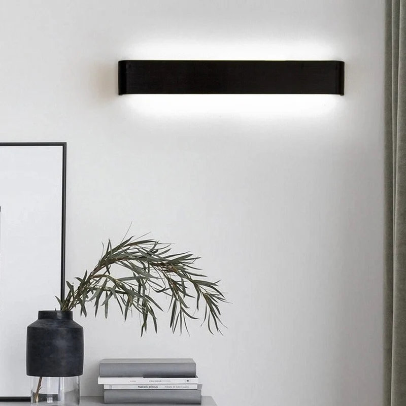 LED Wandlamp Up & Down Verlichting Aluminium Acryl Sfeerlamp voor Woonkamer Slaapkamer Gang Modern Interieur | Sansoti