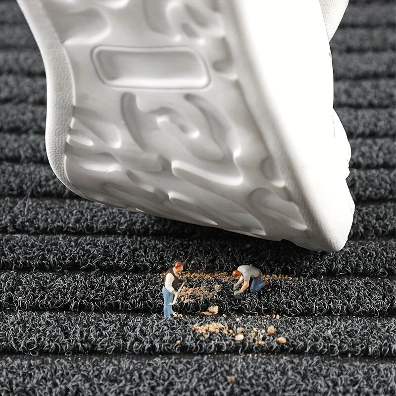 Getufte Deurmat Rechthoekig – Weerbestendig Polyester met Antislip PVC-Rug voor Entree Hal en Veranda | Sansoti