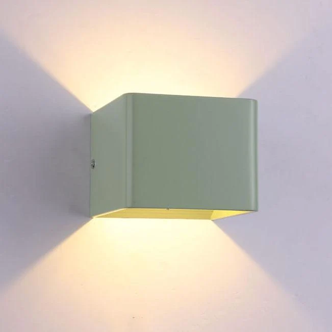 Vierkante LED Wandlamp Aluminium 5-15W Warm Koel Wit Minimalistisch Modern Design Woonkamer Slaapkamer | Sansoti