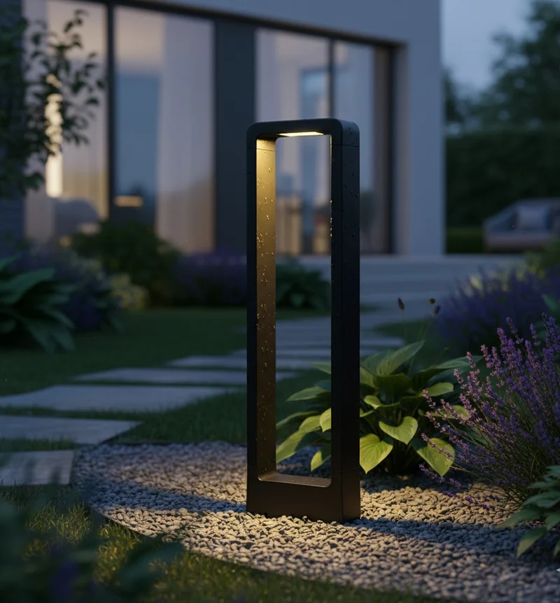 Staande tuinlamp LED aluminium waterdicht moderne buitenverlichting voor pad terras oprit tuin 30-100cm | Sansoti