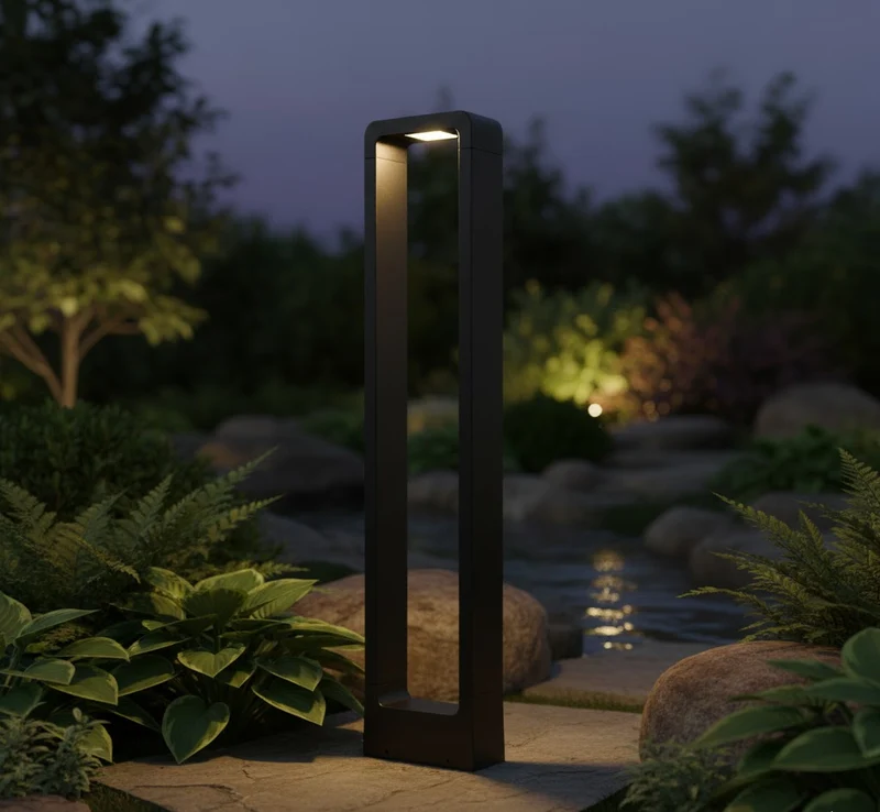 Staande tuinlamp LED aluminium waterdicht moderne buitenverlichting voor pad terras oprit tuin 30-100cm | Sansoti