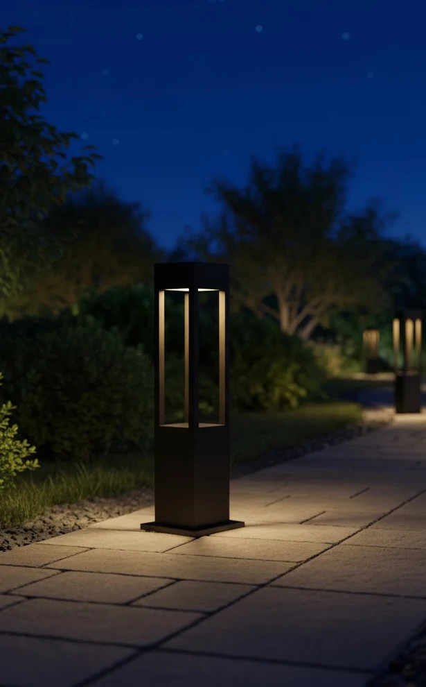 Staande tuinlamp LED aluminium waterdicht moderne buitenverlichting voor pad terras oprit tuin 30-100cm | Sansoti
