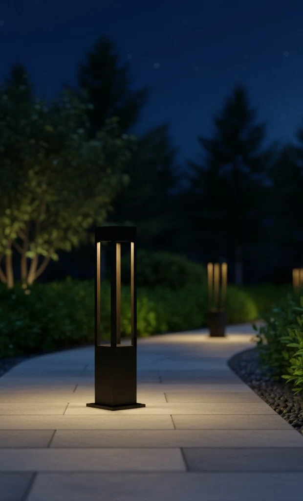 Staande tuinlamp LED aluminium waterdicht moderne buitenverlichting voor pad terras oprit tuin 30-100cm | Sansoti