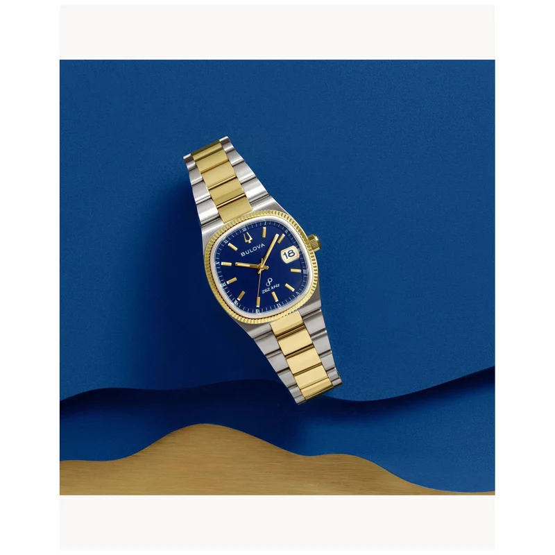Bulova Super Seville 98B462 Herren Armbanduhr Blau • Saphirglas • Precisionist HPQ-Uhrwerk