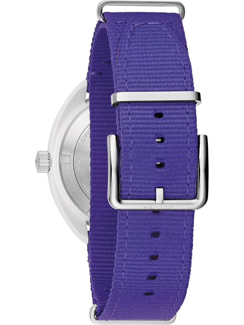 Bulova Snorkel 98B447 Herrenuhr Weiß • Mineralglas • Coral Reef Limited Edition