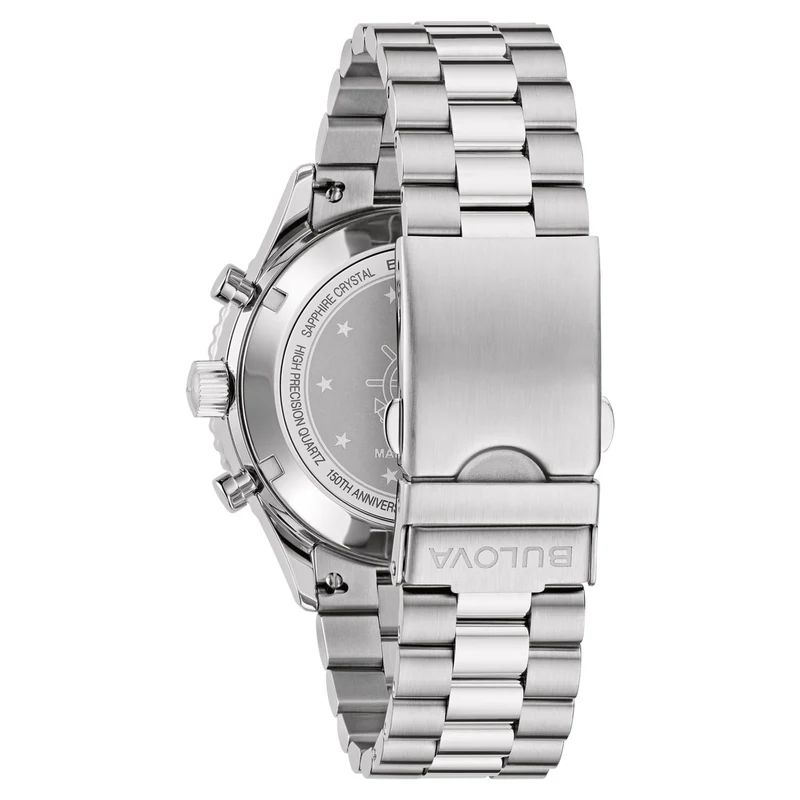 Bulova Marine Star Heritage 98B451 Herrenuhr Schwarz • Precisionist Chronograph • Saphirglas