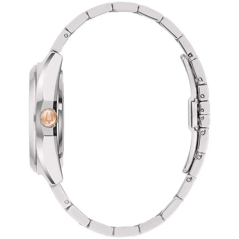 Bulova Surveyor 98B422 Herren Automatikuhr Bicolor/Weinrot • Saphirglas • Automatikwerk Kaliber 8215