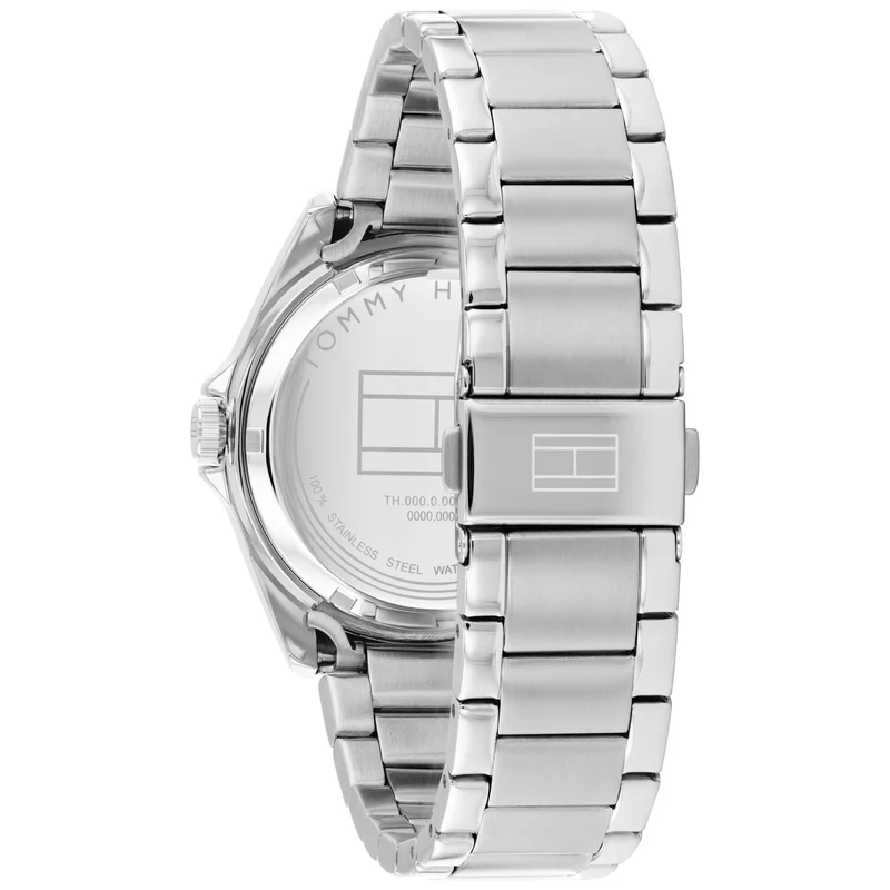 Tommy Hilfiger Baker Automatic 1710718 Herren • Open-Heart-Zifferblatt • Edelstahl-Metallarmband