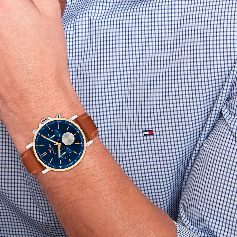 Tommy Hilfiger 1710703 Herren Armbanduhr • Quarzwerk • Klassisches Design