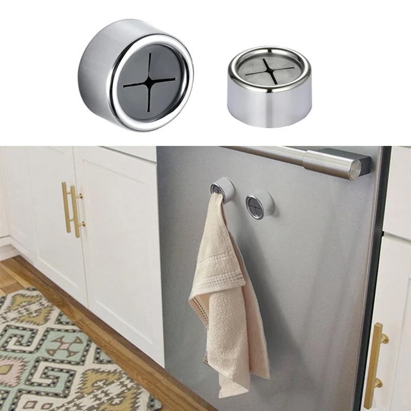 Handdoekhouder zelfklevend set 3 stuks RVS zilver keuken badkamer doekhouder wand zonder boren theedoek houder compact | Sansoti