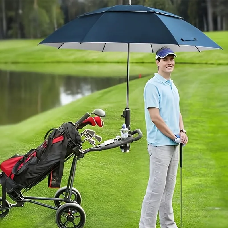 Automatische Paraplu Extra Groot met Geventileerd Dubbel Scherm Windbestendig voor Golf Wandelen Evenementen | Sansoti
