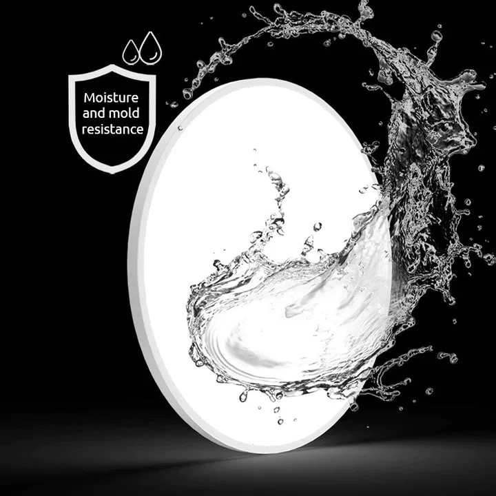 Ronde Plafondlamp Vlak Design LED Acryl Zwart Wit Goud Zilver Moderne Plafondverlichting Energiebesparend Woonkamer Slaapkamer | Sansoti