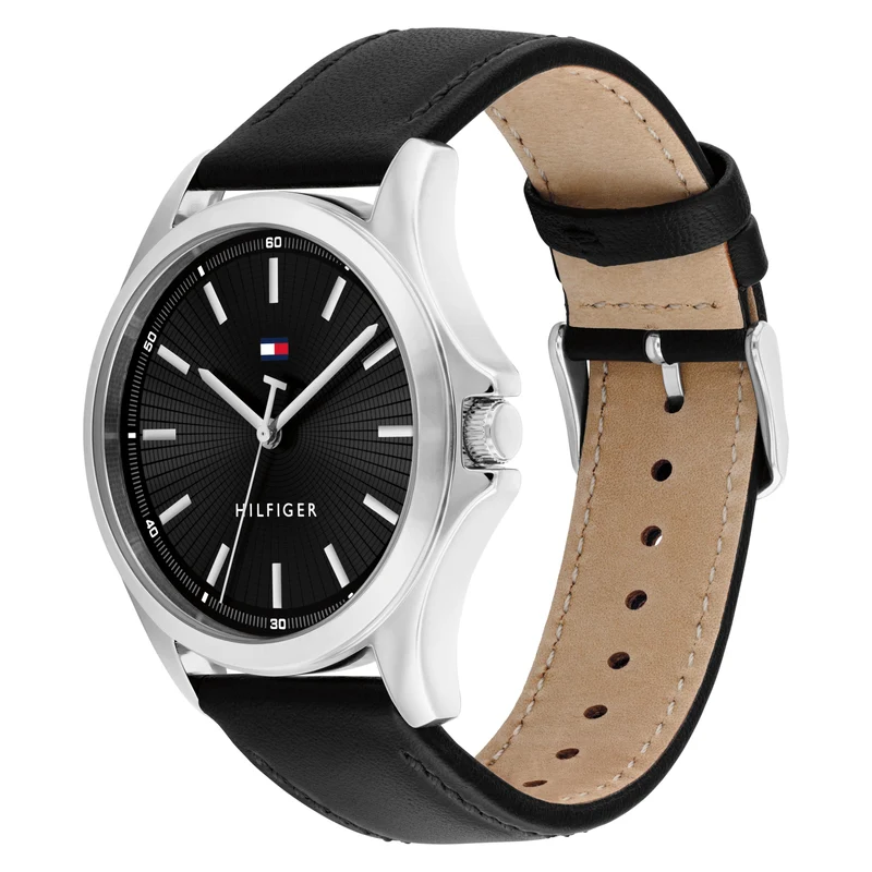 Tommy Hilfiger Bruce 1710668 Herrenuhr Schwarz • Mineralglas • Quarzwerk