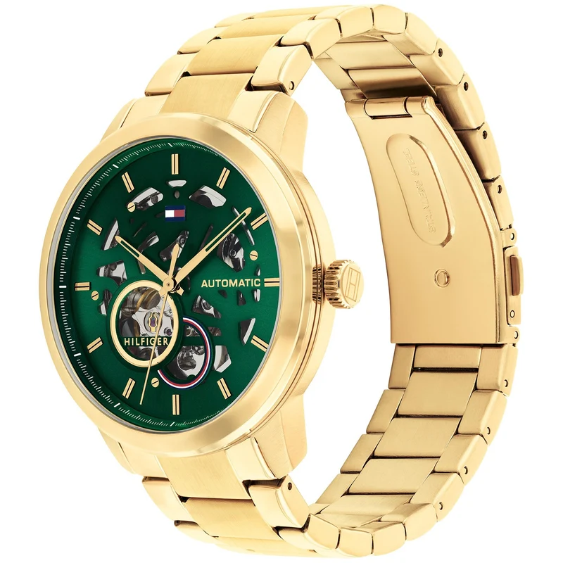 Tommy Hilfiger Henry Automatic 1710662 Herren • Skelett-Zifferblatt • Automatikwerk Miyota 8215