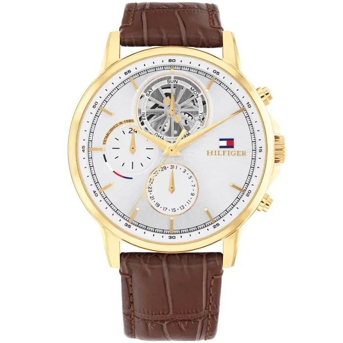 Tommy Hilfiger Stewart 1710631 Herren Armbanduhr • Quarzwerk • Klassisches Design