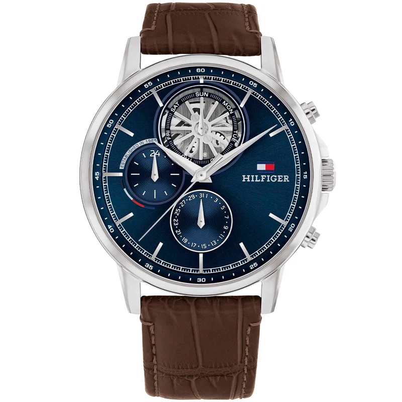 Tommy Hilfiger Stewart 1710629 Herren • Multifunktion • Marineblaues Zifferblatt