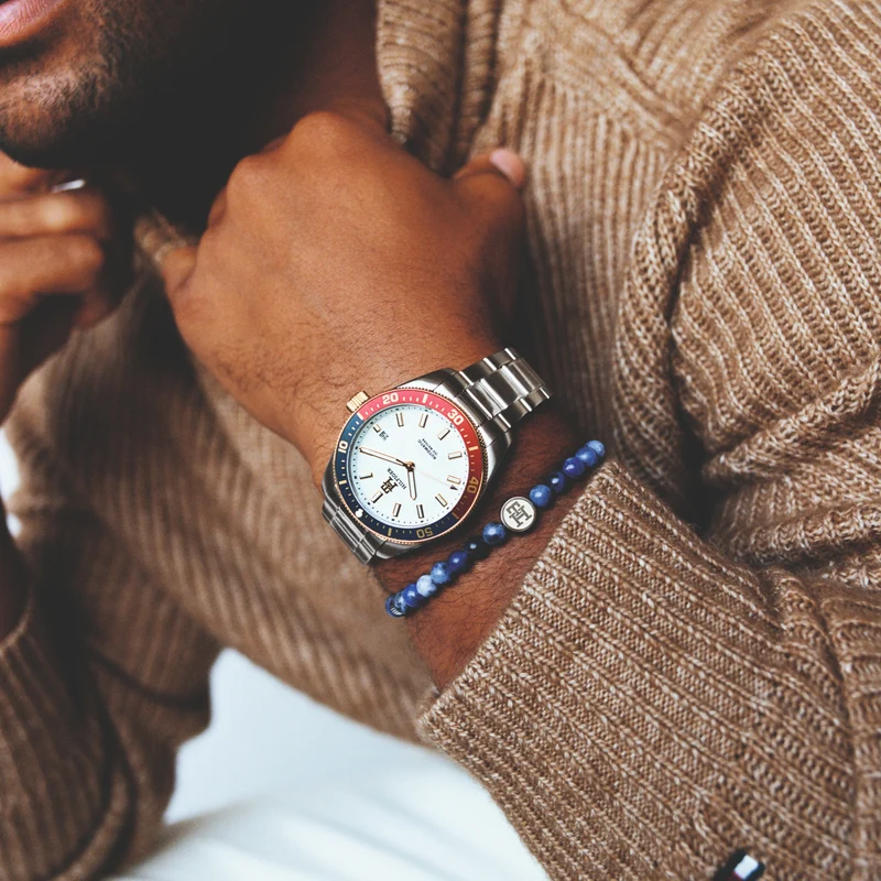 Tommy Hilfiger 1710551 Herren Armbanduhr • Quarzwerk • Zeitloses Design