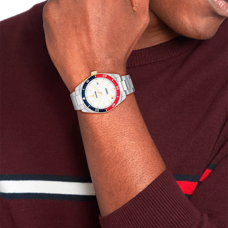 Tommy Hilfiger 1710551 Herren Armbanduhr • Quarzwerk • Zeitloses Design