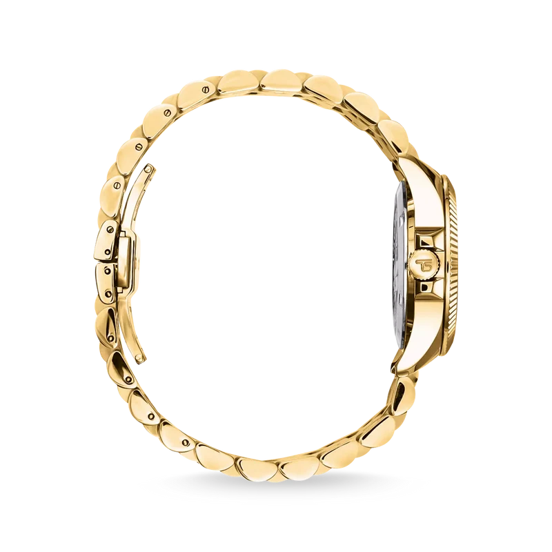Thomas Sabo Divine Gold WA0431-291-207 Damenuhr Schwarzgold • Saphirbeschichtetes Mineralglas • MIYOTA-Uhrwerk