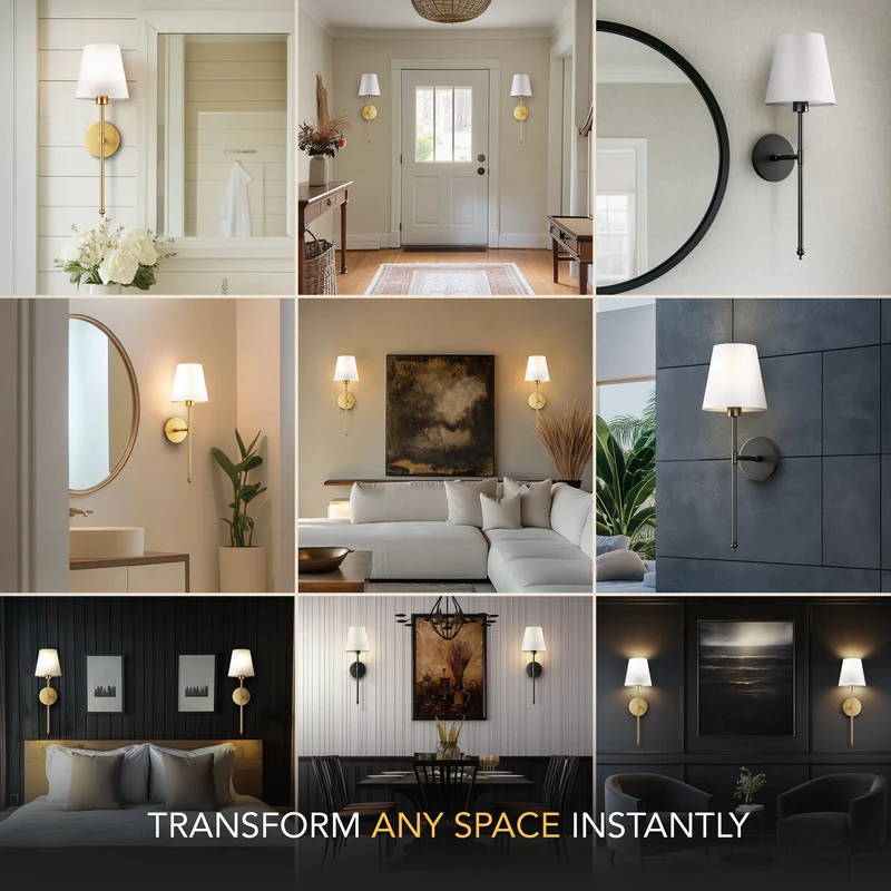 Wandlamp Zonder Boren Draadloos 2-Delig Afstandsbediening Dimbaar Kleurtemperatuur Verstelbaar | Sansoti